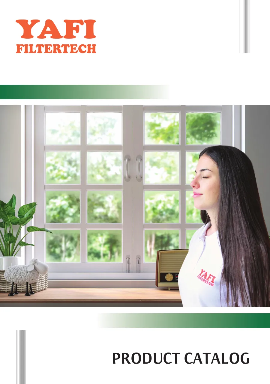 Cover of the YAFI product catalogue.